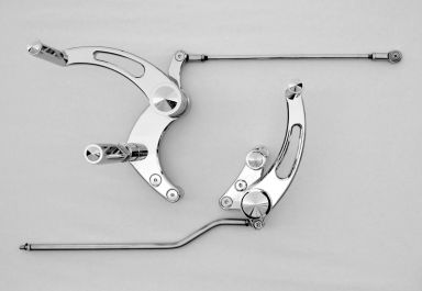 DYNA, SLOTTED, DYNA, W/O MASTER CYLINDER "STANDARD" LENGTH (Chrome)