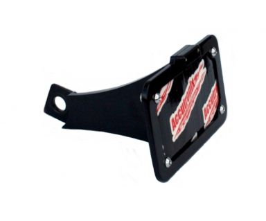 INDIAN Scout SIDE MOUNT PLATE, VERTICAL or HORIZONTAL (Black Finish)