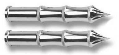 TRIBAL, FRONT RIGID MOUNTED PEGS, PAIR (Black)