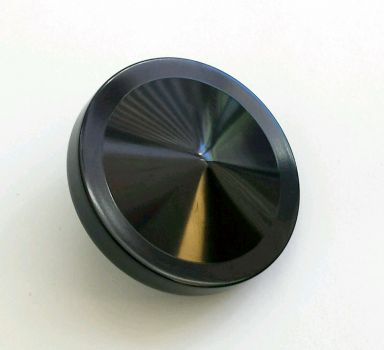 END CAP, (BRAKE SIDE) (Black Finish)