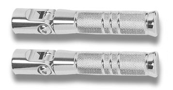 KNURLED GROOVED,FLDING PEGS,W/ 93-UP FLH MOUNTS PR