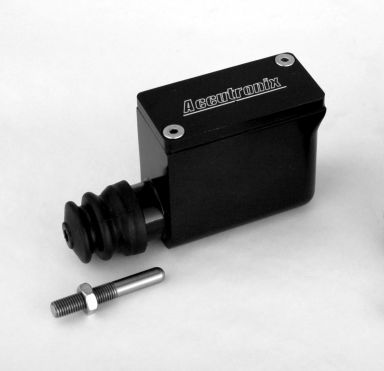 MASTER CYLINDER, 5/8" WITH LID & ROD, (BRAKE SIDE) (Black)