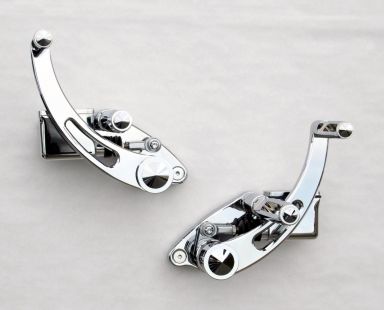 EVO SOFTAIL, 84-99 FXST, SLOTTED, "STANDARD" LENGTH, "HYDRAULIC FOOT CLUTCH" (Chrome)